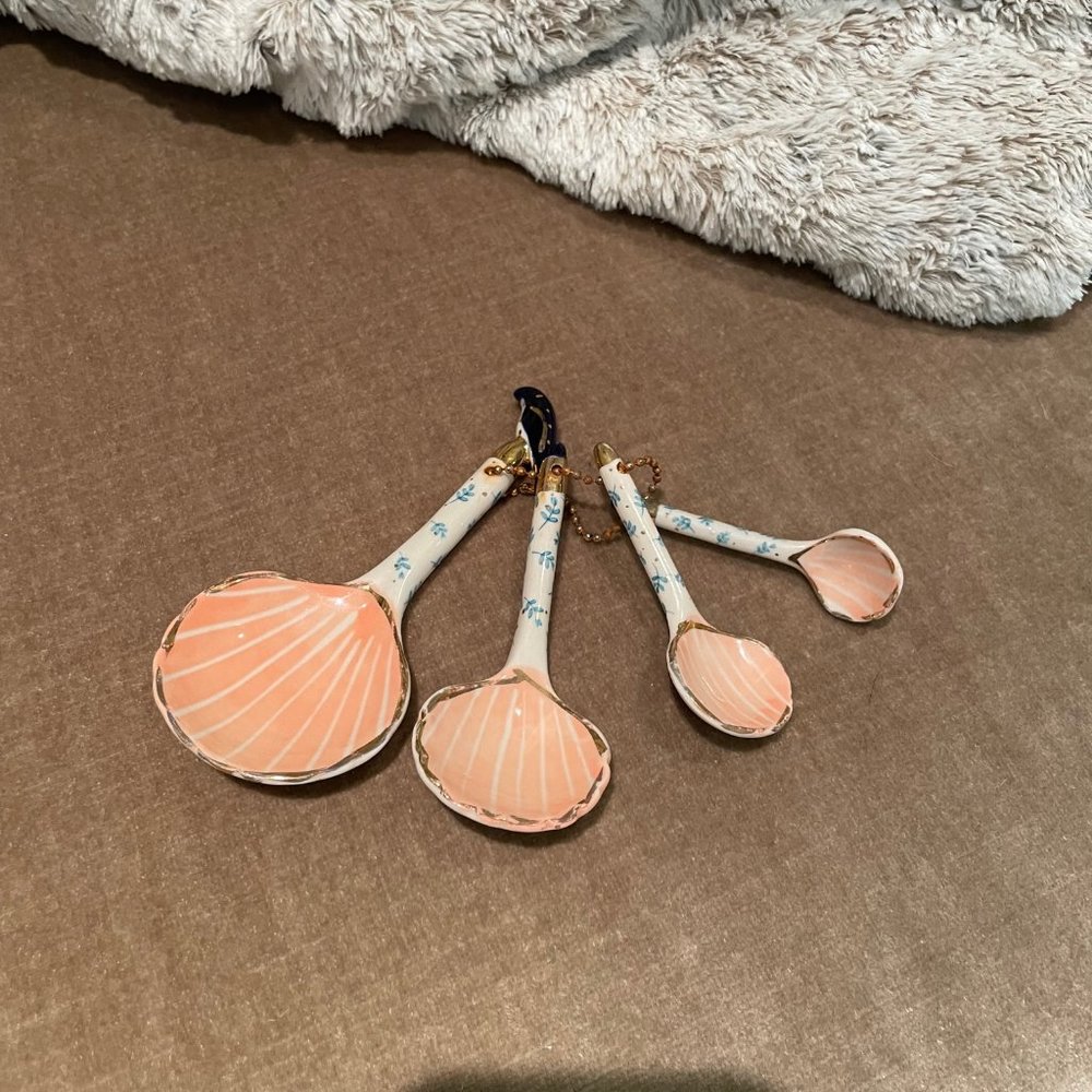 Anthropologie Seashell Measuring Spoon Set